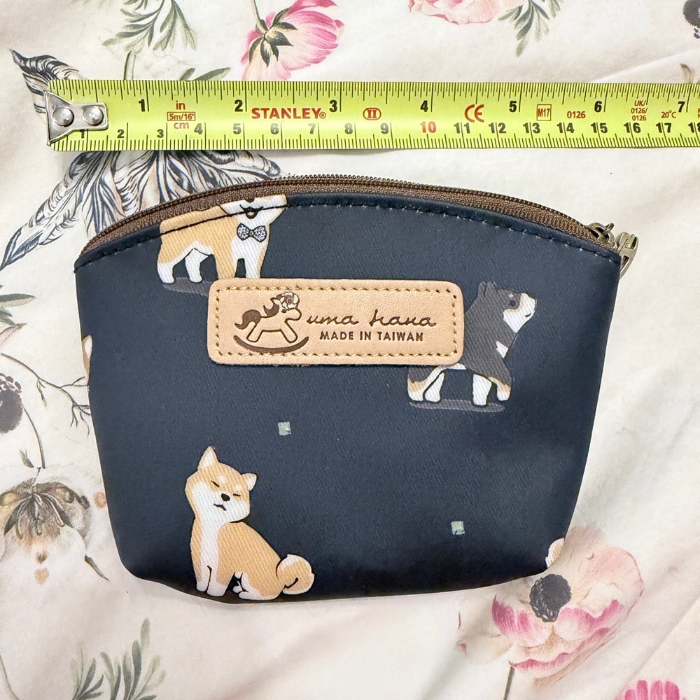 Uma Hana Shiba Inu Zip Coin Purse